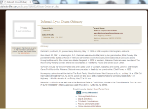 Debbie Dixon RIP 2012 a